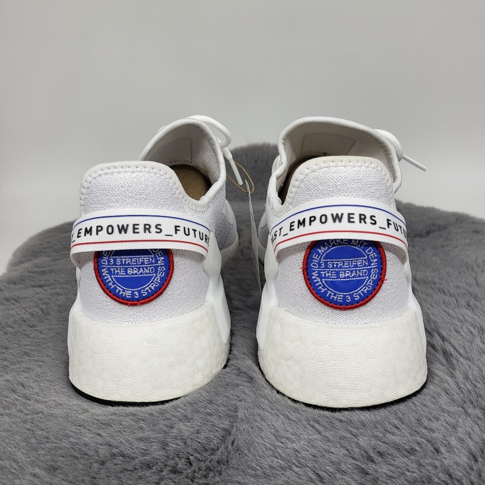 Adidas NMD R1 V2 White Logo Patch Men's Shoes - Picture 4 of 7